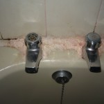 Sealant Before Around Taps